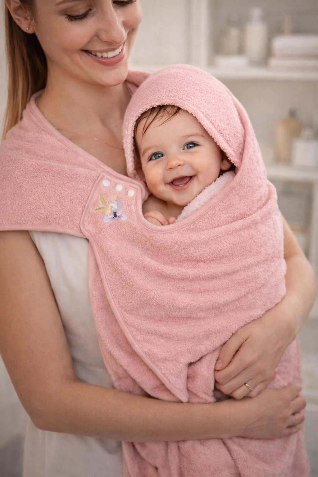 Babywrap - Serviette de bain mains libres pour bébé